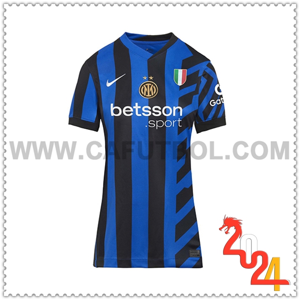 Primera Nuevo Camiseta Inter Milan Mujer 2024 2025