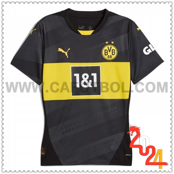 Segunda Nuevo Camiseta Dortmund BVB Mujer 2024 2025