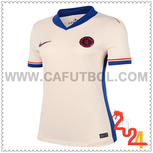 Segunda Nuevo Camiseta FC Chelsea Mujer 2024 2025