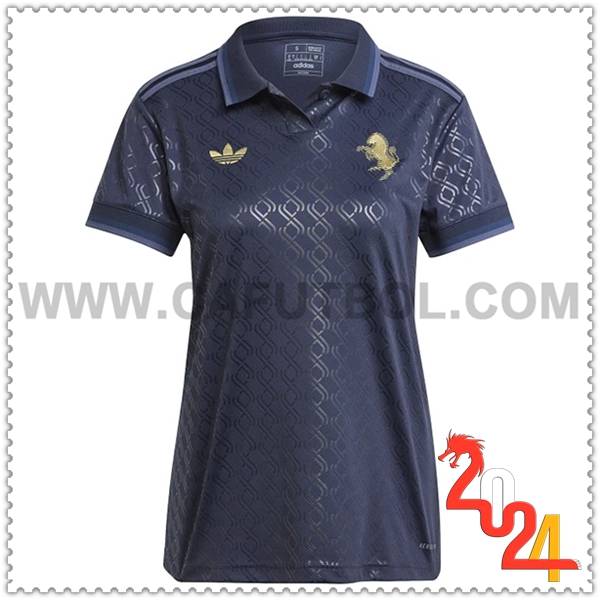 Tercero Nuevo Camiseta Juventus Mujer 2024 2025