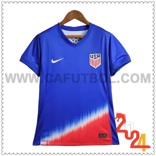 Segunda Camiseta Futbol STATI UNITI Mujer 2024 2025