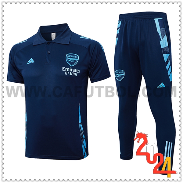 Camiseta Polo Arsenal azul real 2024 2025