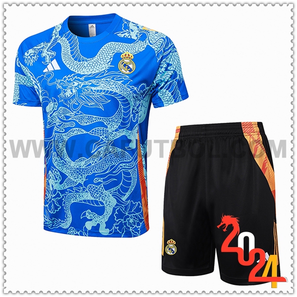 Camiseta Entrenamiento Real Madrid Azul 2024 2025