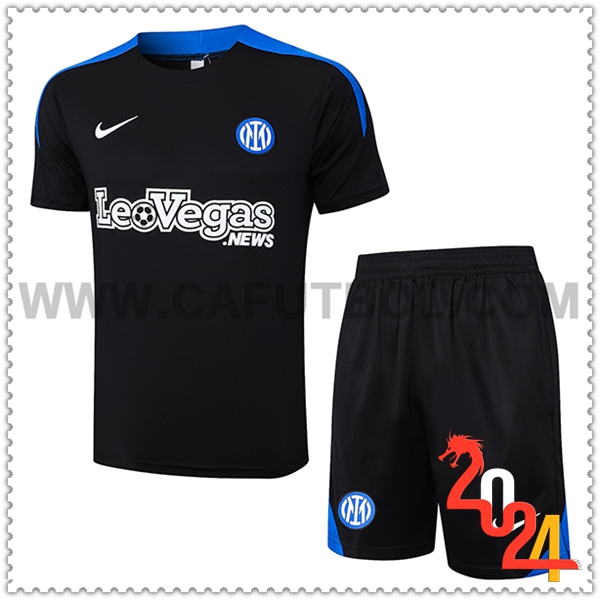 Camiseta Entrenamiento Inter Milan Negro/Azul 2024 2025