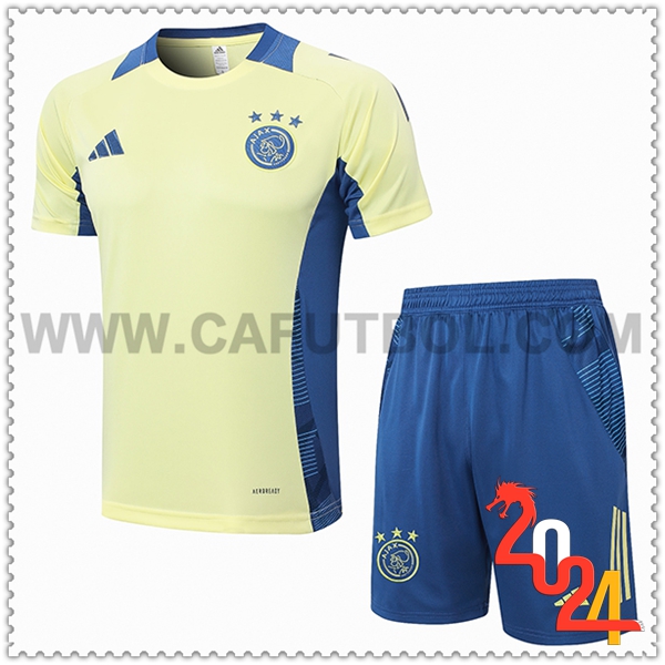 Camiseta Entrenamiento Ajax Amarillo/Azul 2024 2025