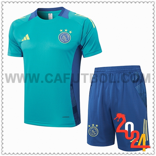 Camiseta Entrenamiento Ajax Verde/Azul 2024 2025