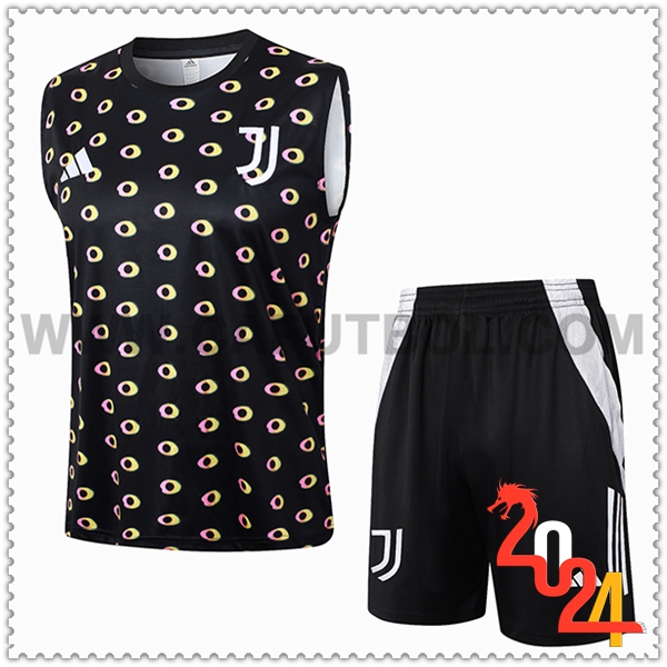 Camiseta Entrenamiento sin mangas Juventus Negro 2024 2025