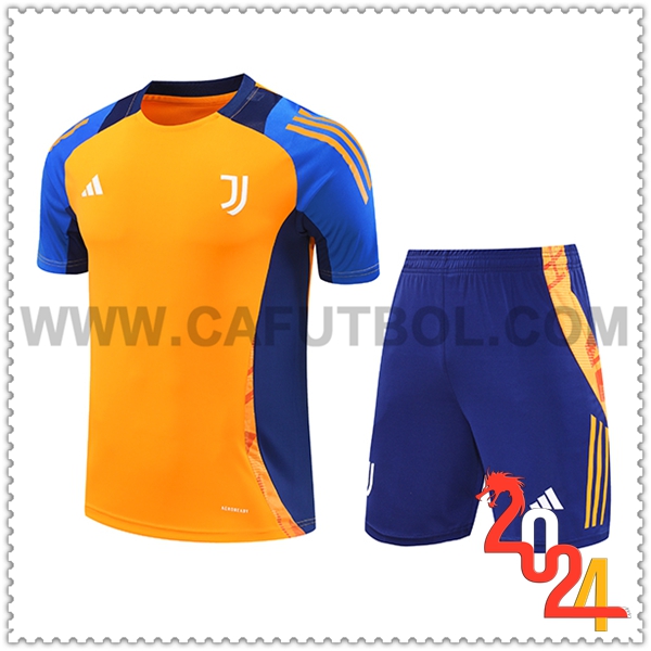 Camiseta Entrenamiento Juventus Naranja/Azul 2024 2025 -03