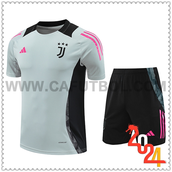 Camiseta Entrenamiento Juventus Gris/Negro 2024 2025