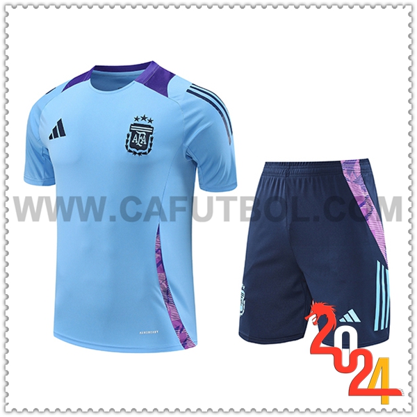 Camiseta Entrenamiento Argentina Azul/Violeta 2024 2025