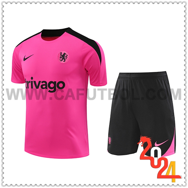 Camiseta Entrenamiento FC Chelsea Violeta/Negro 2024 2025