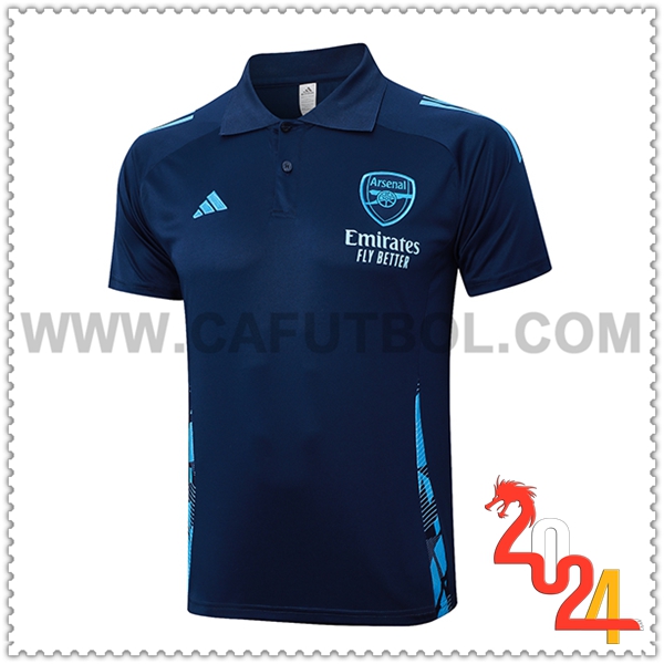 Camiseta Polo Arsenal azul real 2024 2025