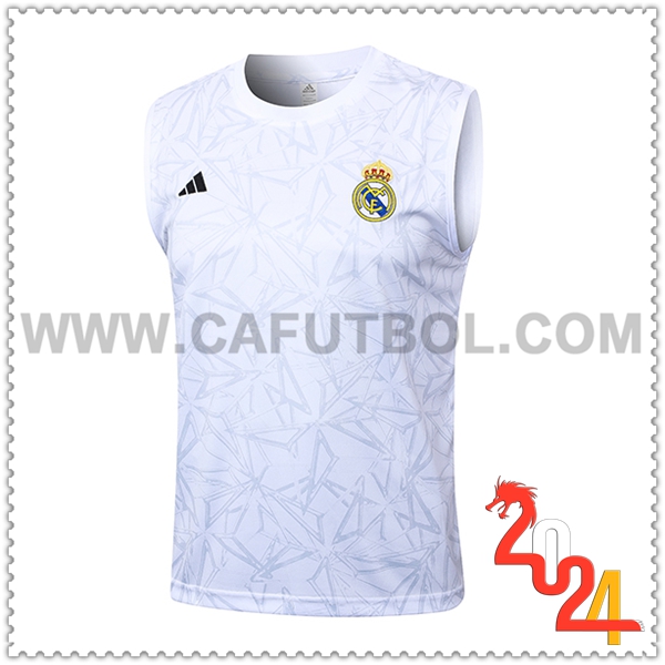 Chalecos De Futbol Real Madrid Blanco 2024 2025 -02