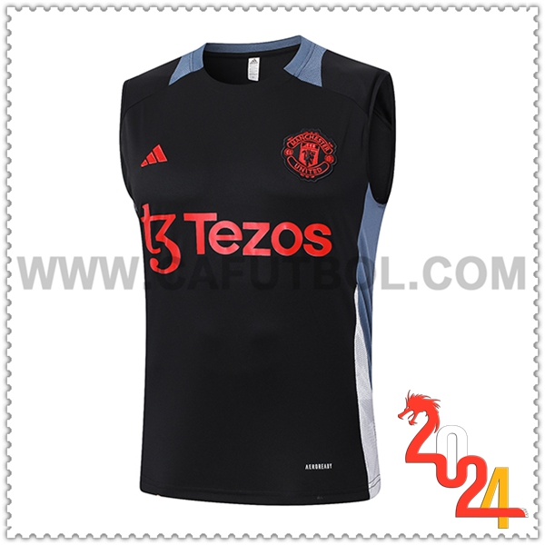 Chalecos De Futbol Manchester United Negro 2024 2025 -07