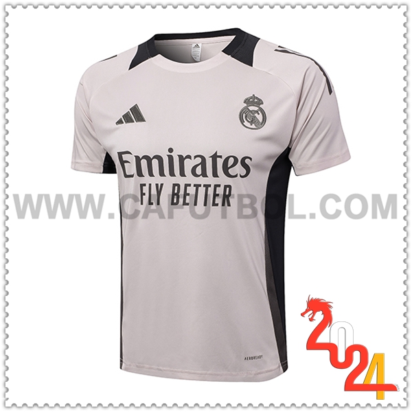 Camiseta Entrenamiento Real Madrid Rosa/Negro 2024 2025