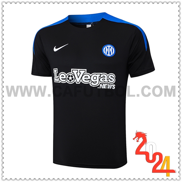 Camiseta Entrenamiento Inter Milan Negro/Azul 2024 2025