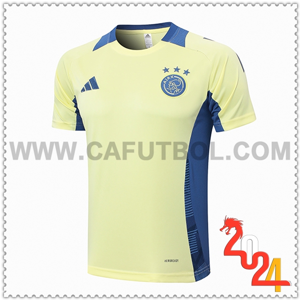 Camiseta Entrenamiento Ajax Amarillo/Azul 2024 2025