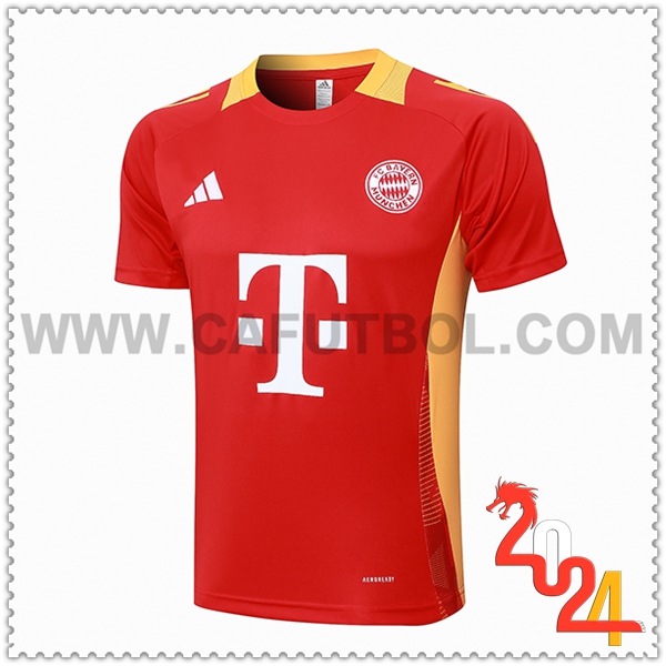 Camiseta Entrenamiento Bayern Munich Rojo/Amarillo 2024 2025