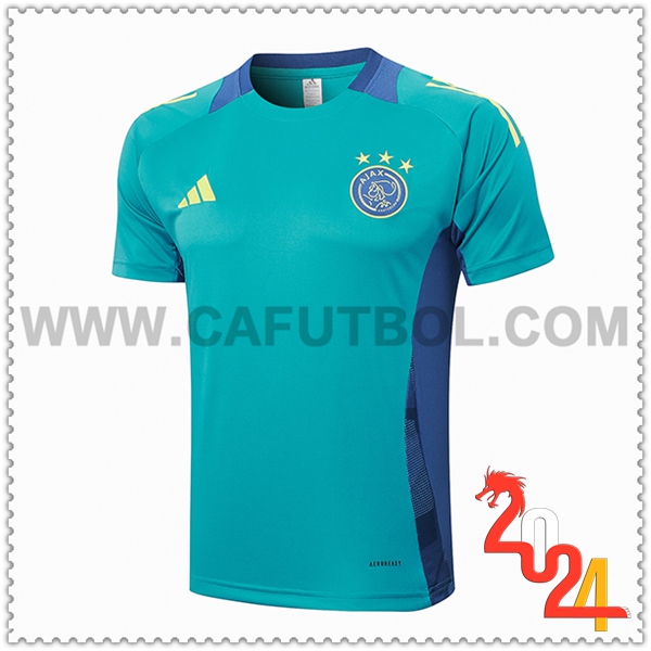 Camiseta Entrenamiento Ajax Verde/Azul 2024 2025