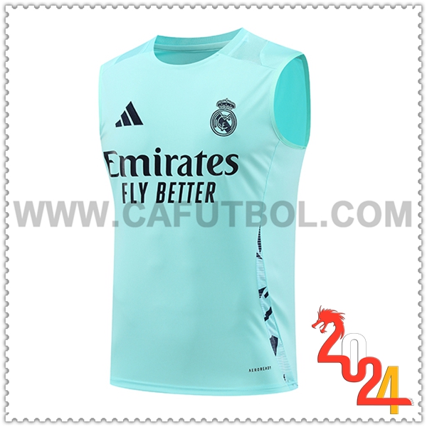 Chalecos De Futbol Real Madrid Verde/Azul 2024 2025