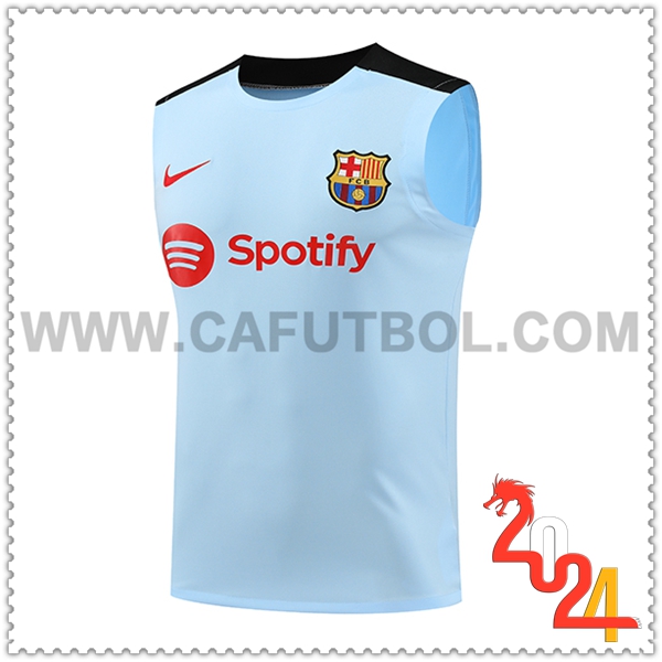 Chalecos De Futbol FC Barcelona Azul/Negro 2024 2025