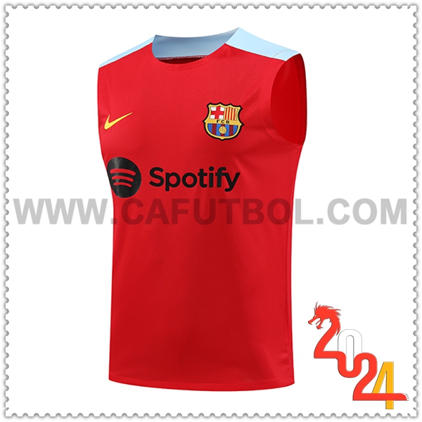 Chalecos De Futbol FC Barcelona Rojo/Azul 2024 2025