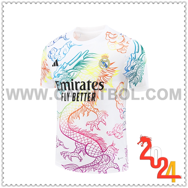 Camiseta Entrenamiento Real Madrid Blanco 2024 2025 -03