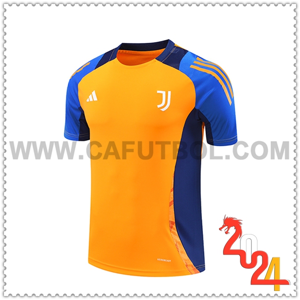 Camiseta Entrenamiento Juventus Naranja/Azul 2024 2025