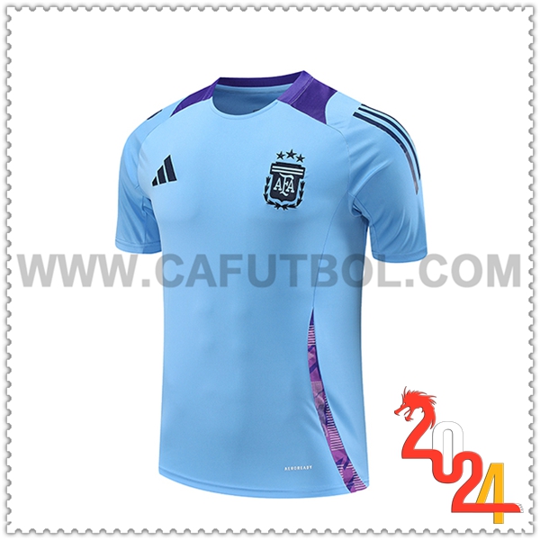 Camiseta Entrenamiento Argentina Azul/Violeta 2024 2025