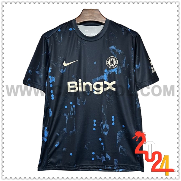 Camiseta Entrenamiento FC Chelsea Azul Oscuro 2024 2025