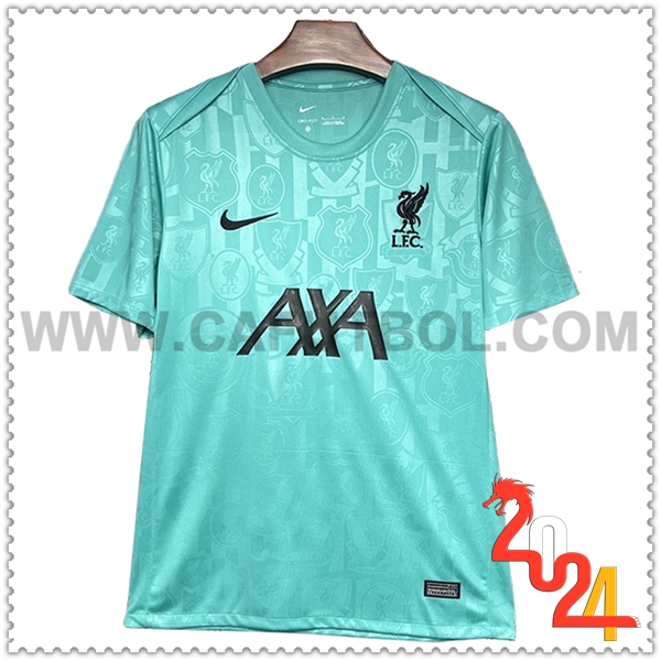 Camiseta Entrenamiento FC Liverpool Verde 2024 2025