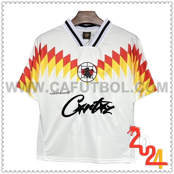 Camiseta Retro Club America Blanco 1995