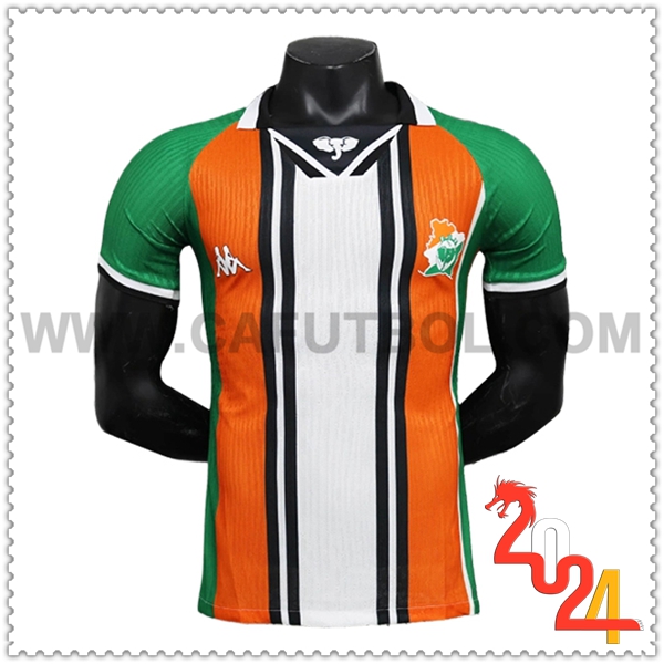 Camiseta Equipo Costa de Marfil Naranja/Blanco Edicion especial 2024 2025