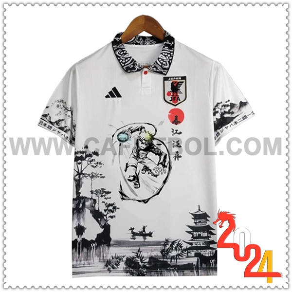 Camiseta Equipo Japon Blanco Edicion especial -5 2024 2025