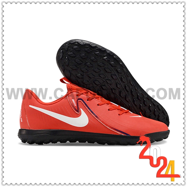 Nike Zapatos Futbol PHANTOM GX II CLUB TF Rojo/Blanco