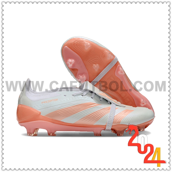 Adidas Zapatos Futbol Predator Elite Tongue FG Blanco/Rosa