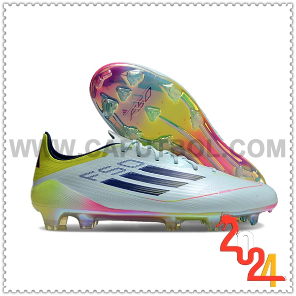 Adidas Zapatos Futbol F50 ELITE FG Gris/Negro/Amarillo