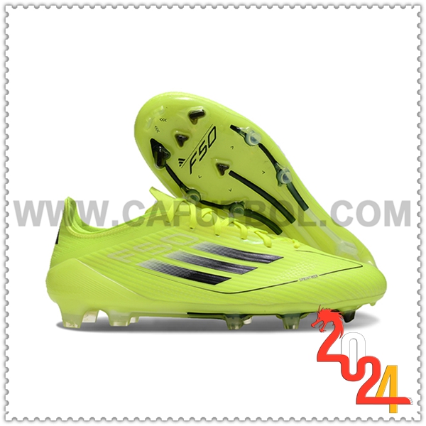 Adidas Zapatos Futbol F50 ELITE FG Amarillo/Negro