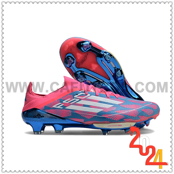 Adidas Zapatos Futbol F50+.1 FG Rosa/Azul/Blanco