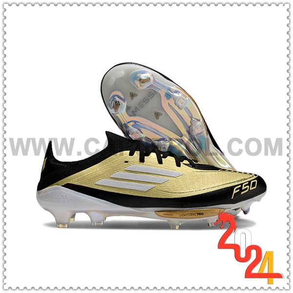 Adidas Zapatos Futbol F50+.1 FG Amarillo/Negro/Blanco