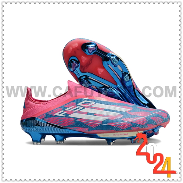 Adidas Zapatos Futbol F50+ FG Rosa/Azul/Blanco