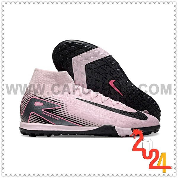 Nike Zapatos Futbol Air Zoom Mercurial Superfly X Elite TF Rosa/Negro