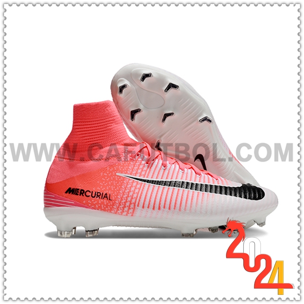 Nike Zapatos Futbol Zoom Superfly 5 Elite FG Blanco/Naranja/Negro