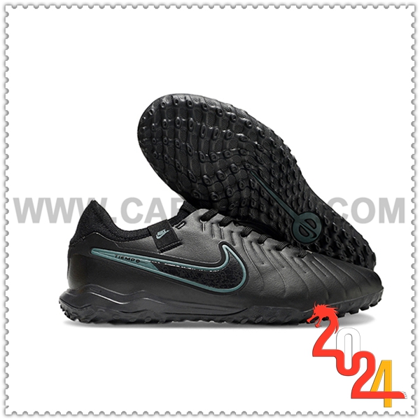 Nike Zapatos Futbol Tiempo Legend X PRO TF Negro/Azul