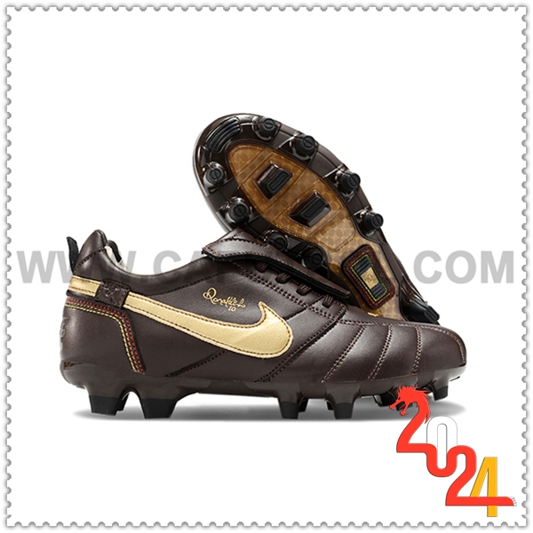 Nike Zapatos Futbol Tiempo Legend R10 Elite FG Marrón/Beige