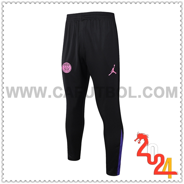 Pantalon Entrenamiento PSG Negro/Violeta 2024 2025