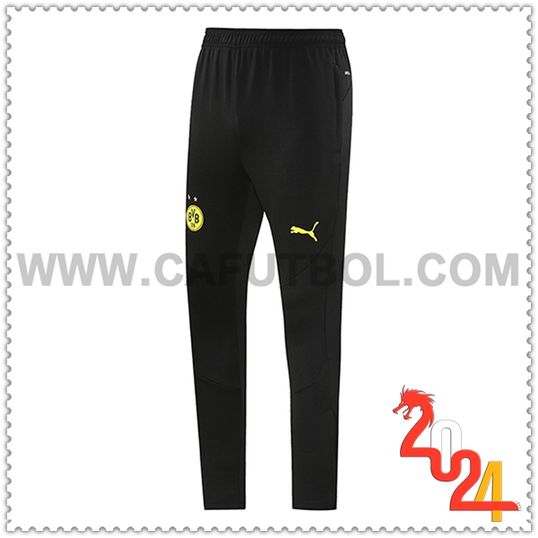 Pantalon Entrenamiento Dortmund Negro/Amarillo 2024 2025 -04