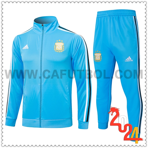 Chandal Chaquetas Futbol Argentina Azul 2024 2025