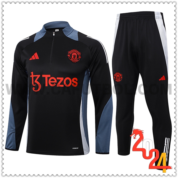 Chandal Futbol Manchester United Negro/Gris 2024 2025 -02