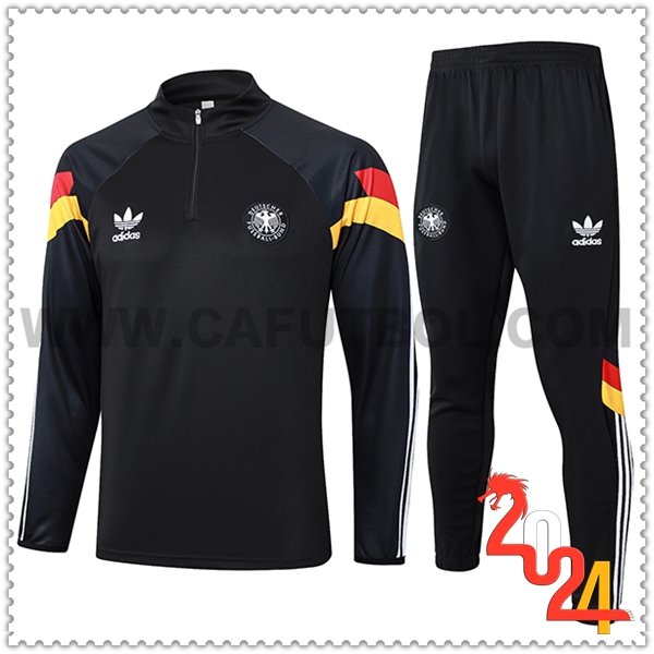 Chandal Futbol Alemania Negro 2024 2025